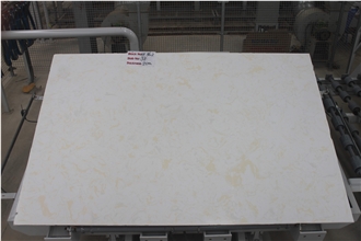 Bao Lai Artificial Marble Stone Ivory  Quartz Slabs
