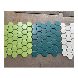 Hexagonal Ceramic Mosaic  Tile For Kitchen Mosaic