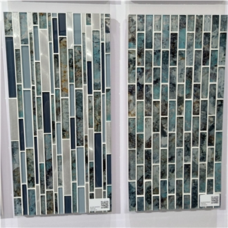 New Design Glass Mosaic For Bathroom Mosaic