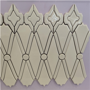 Quality Wall Decoration White  Mosaic For Home And Hotel