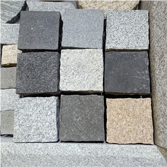 Anti Slip Granite Stone For Courtyard Road Pavers