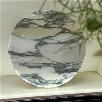 Round Nature Marble Disk Craft For Home Decor Products