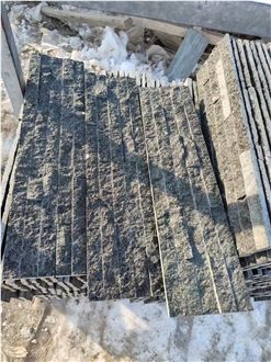 Black Pearl Quartzite Stone Wall Cladding Panels