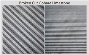 Gohare Limestone Broken Cut