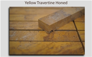 Yellow Travertine Honed , Yellow Travertine Honed Antique
