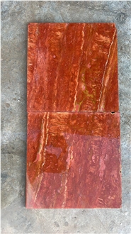Red Travertine Tiles