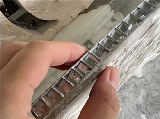 Alpinus Black Crystal Tile Laminated Honeycomb Panels