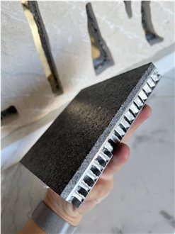 Black Diamond Antique Granite Laminated Honeycomb Panels