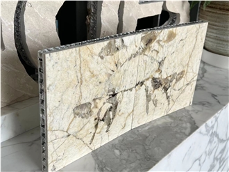 Blanc Du Blanc Granite Tile Laminated Honeycomb Panels