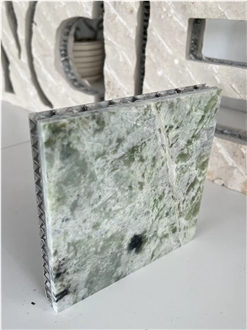 Green Granite Tile Laminated Aluminum Honeycomb Panels