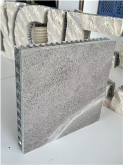 Grey Marble Tile Composited Aluminum Honeycomb Panels