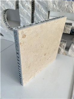 Riyadh Beige Limestone Tile Laminated Honeycomb Panels