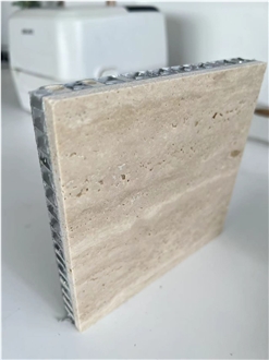 Romano Travertine Honed Tile Laminate Honeycomb Panels