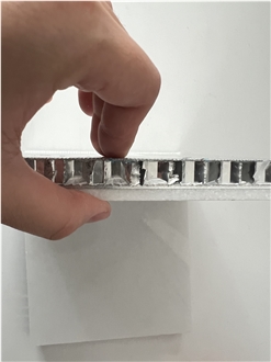 Thassos White Marble Composite Aluminum Honeycomb Panels