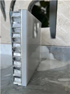 White Jade Marble Tile Composite Aluminum Honeycomb Panels