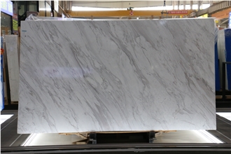 High-Quality White Volakas Marble Slabs For Wall& Floors