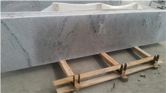 Chinese Polished Viscont White Granite  Slabs