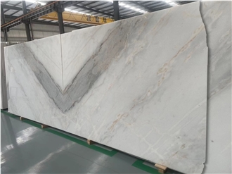 Hot Sale Polished Guangxi White Marble Slabs