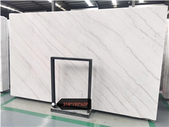 Hot Sale Polished Guangxi White Marble Slabs