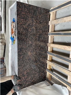 Top Quality Tan Brown Granite Tiles In Polished Surface