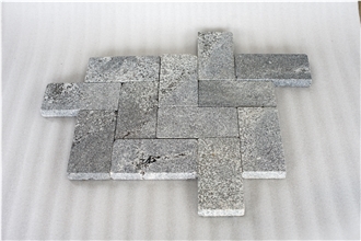 Vietnam White Granite Cobbles Paving Stone