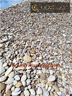 Washed River  Mixed Pebble Stone