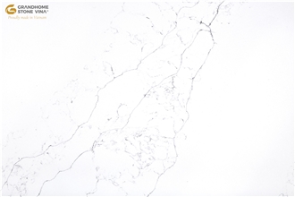 Carrara Classic Bianco Quartz Slabs Veins GSV - 8108 Natural