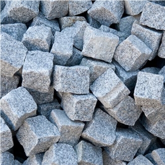 Gray Granite Cobblestone