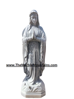 Viet Nam Marble Statue Of Mother Mary - Tu Hung Stone Arts