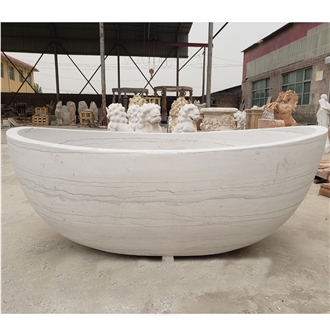 Luxury Carrara White Marble Classic Bathtubs
