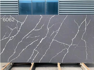 High Quality Gray Quartz Slabs For Living Room Design