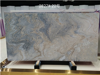 Natural Marble Imported From Italy Palissandro Blue Slabs