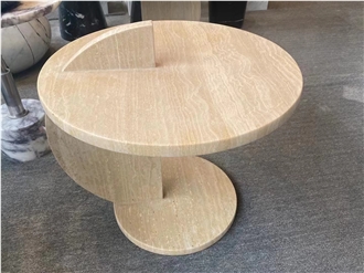 Living Room Travertine Coffee Table Natural Stone Design