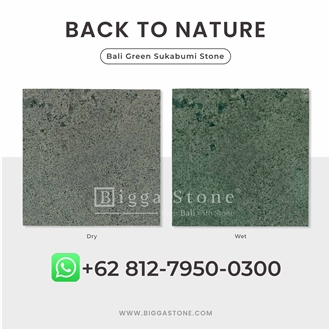 Green Sukabumi Stone Pedra Hijau Lisa Tiles