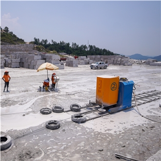 WIRE SAW MACHINE FOR MARBLE AND GRANITE QUARRY