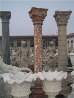 Galala Marble Stone Columns