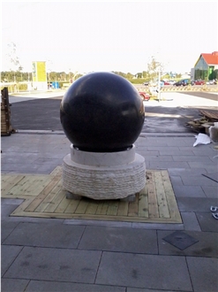 Granite Sphere Fountain, Granite Ball Fountain