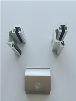 Aluminium Dry Hanging System Stone Hooks For Curtain Wall