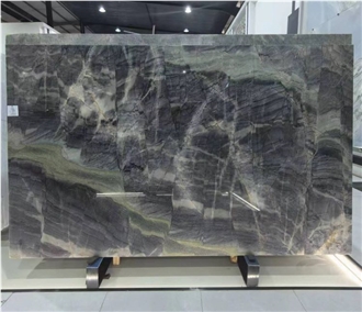 Azul Michelangelo Quartzite Polished Slabs For Flooring Wall