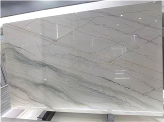 Brazil Calacatta White Marble Slabs Countertop Flooring Wall