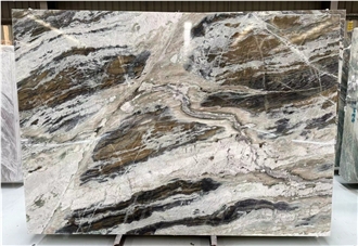 Decorative Polished Brazil Cappuccino Marble Slabs