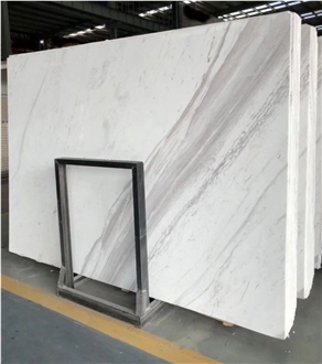 Volakas Imperial Jazz White Marble Polished Slab Tiles