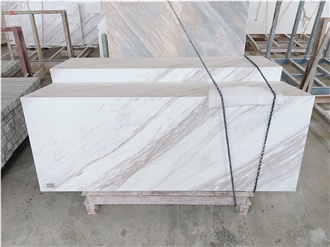 Volakas White Marble Commercial Bath Tops