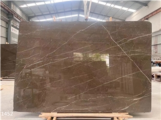 Coffee Mousse Marble Slabs Chelsea Grey Brown Stone Tile