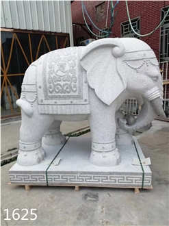 Natural Granite Elephant Statue Garden Street Decoration