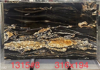 Polished Magma Gold Granite Slabs