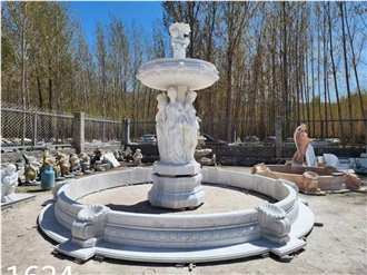 Stone Garden Fountain Landscaping Decor