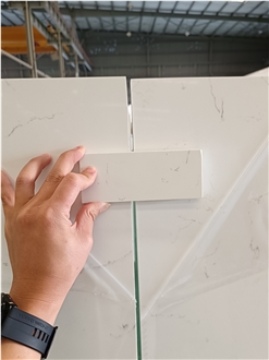Artificial Stone Bianco Carrara Quartz Slabs