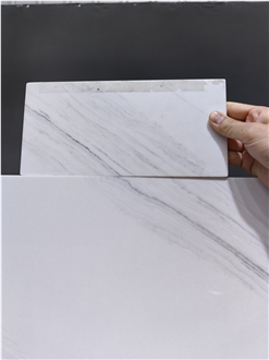 Artificial Stone Calacatta Aristen White Quartz Slabs