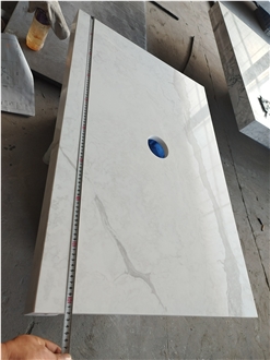 Artificial Stone Countertops Calacatta Diana Extra Quartz